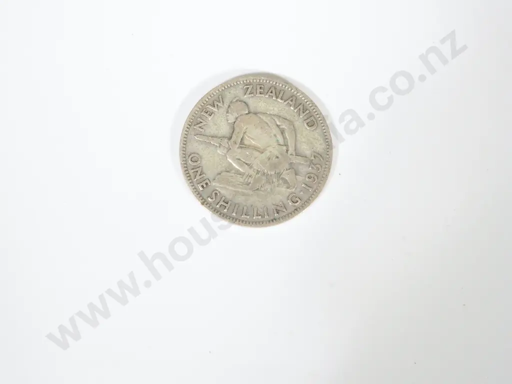 19 New Zealand Pre-1947 Silver Shillings Image 1++