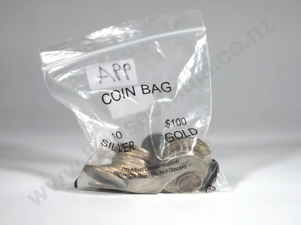 Assortment of Pre-1947 New Zealand Coinage & One 1949 Crown Image 1++