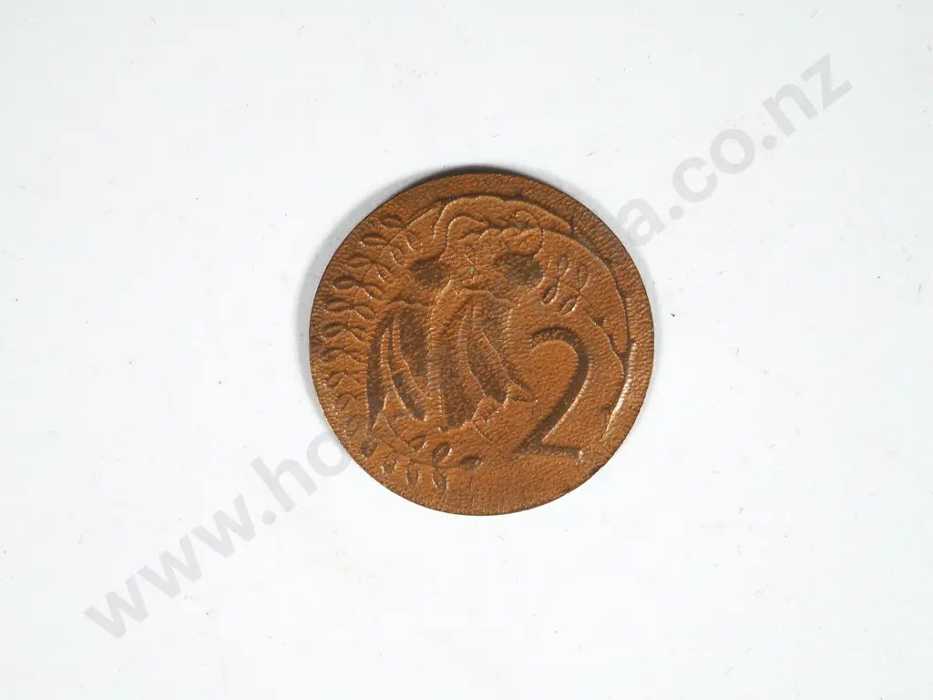 Exceptional 1967 New Zealand Error Coin - Two Cent Coin With No Edge Image 1++