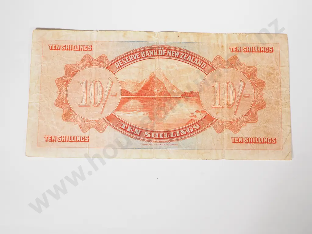 New Zealand 10 Shilling Lefeaux Banknote Image 1++