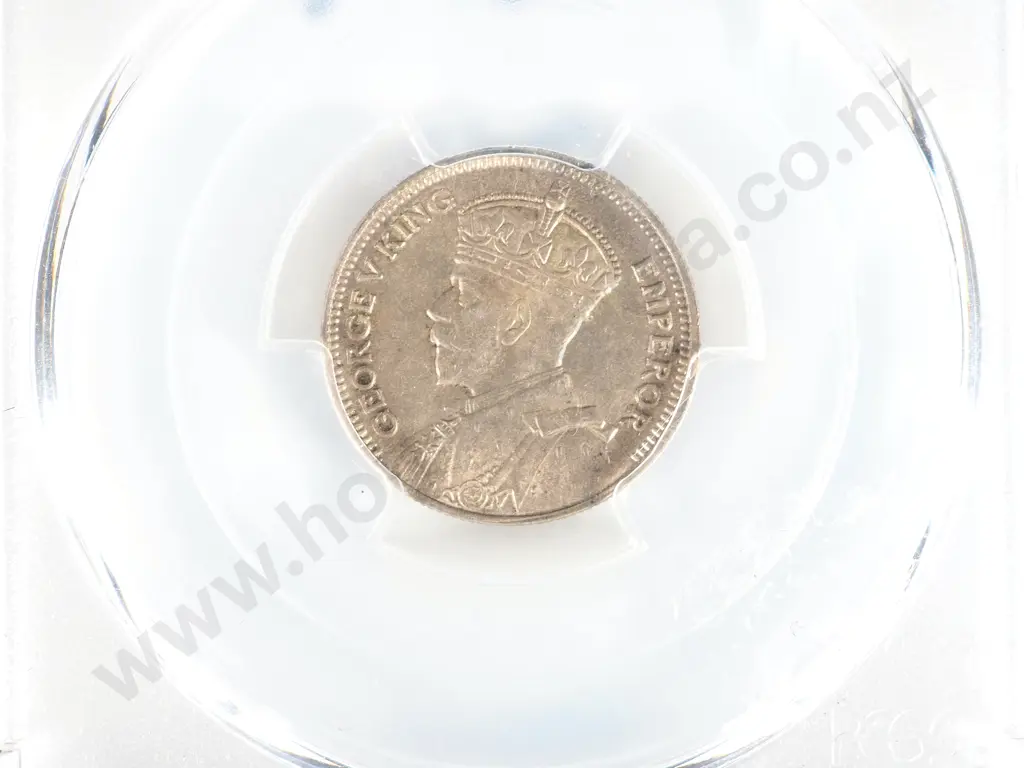 New Zealand 1933 PCGS MS 63 Six Pence Image 1++
