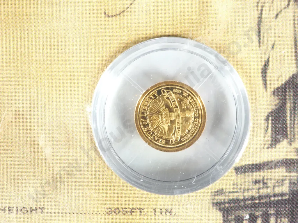 American Gold Coin 0.5 Grams of 14ct Gold Image 1++