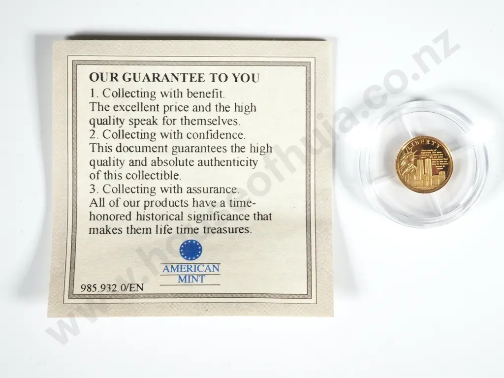 American Gold Coin 0.5 Grams of 14ct Gold Image 1++