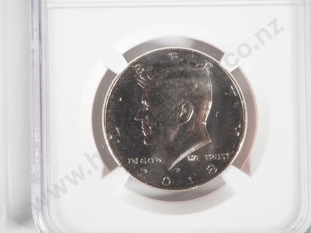 Slabbed PCGS Sample of a 2004 Texas Quarter; Two Slabbed NGS Samples of 2018 P & 2019 P Half Dollars Image 1++