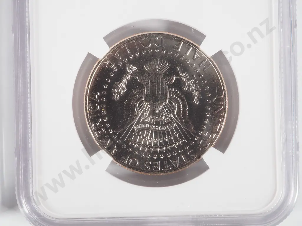 Slabbed PCGS Sample of a 2004 Texas Quarter; Two Slabbed NGS Samples of 2018 P & 2019 P Half Dollars Image 1++