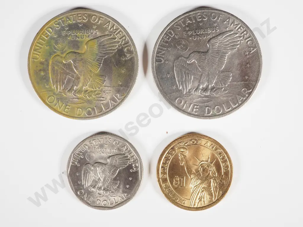 Four U.S. $1 Coins  Image 1++