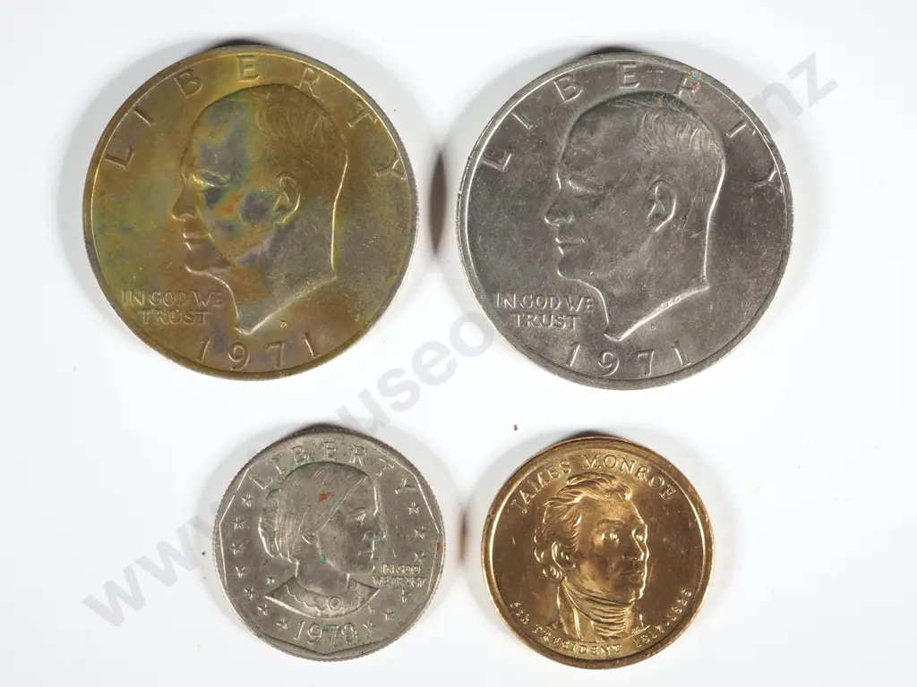 Four U.S. $1 Coins  Image 1++
