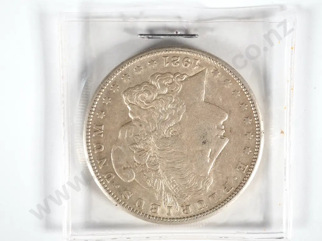 USA: 1921 Morgan Dollar Image 1++