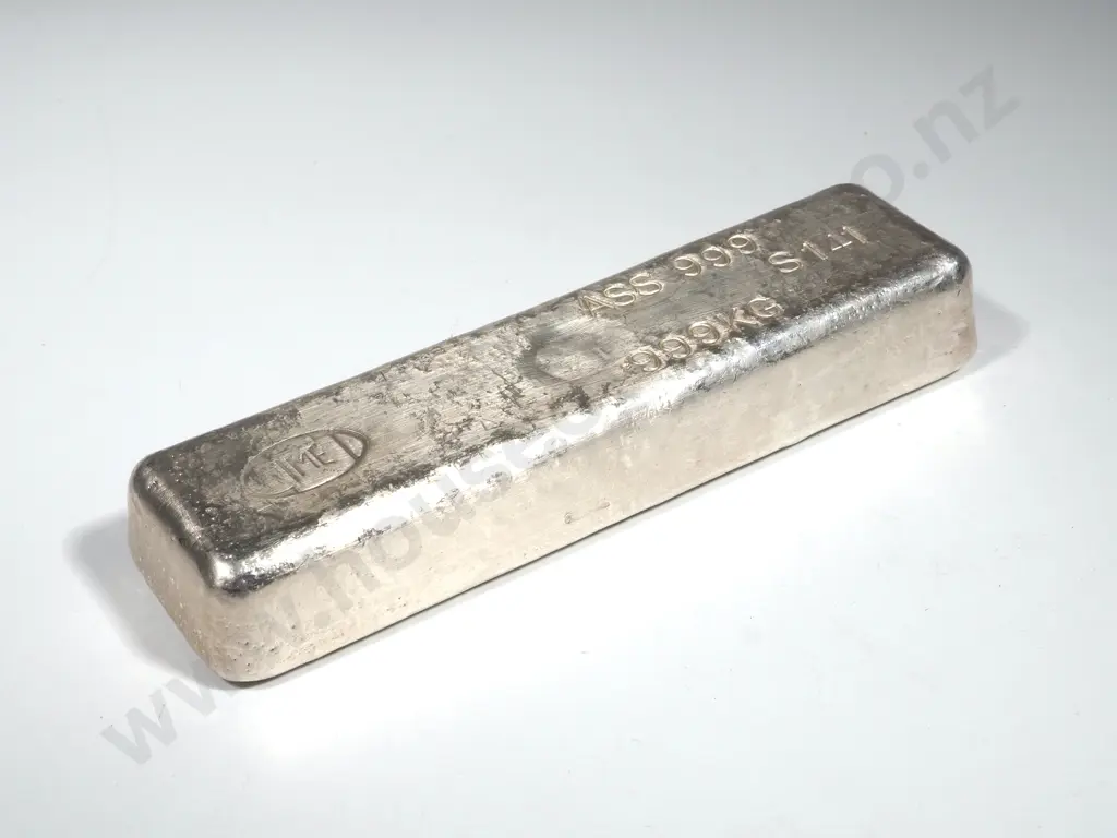 One CIMET (Coleman Industrial Metals) Kilo Silver Ingot Image 1++