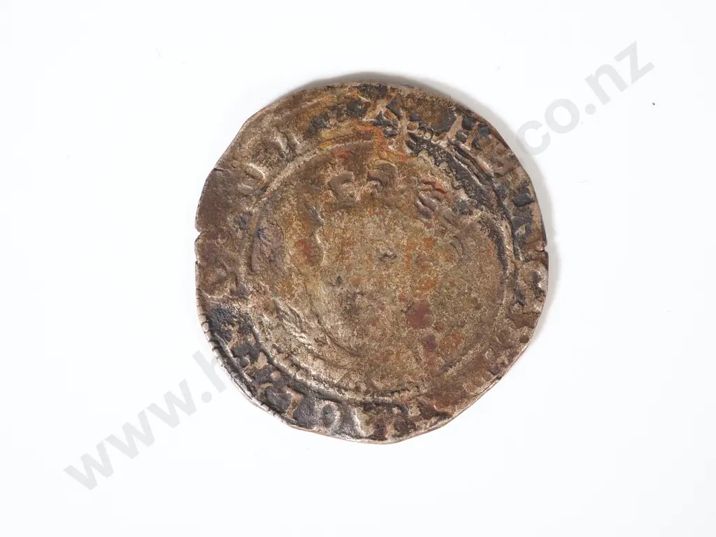 English Hammered Henry VIII Groat 1544-1547 AD: Third Coinage Image 1++