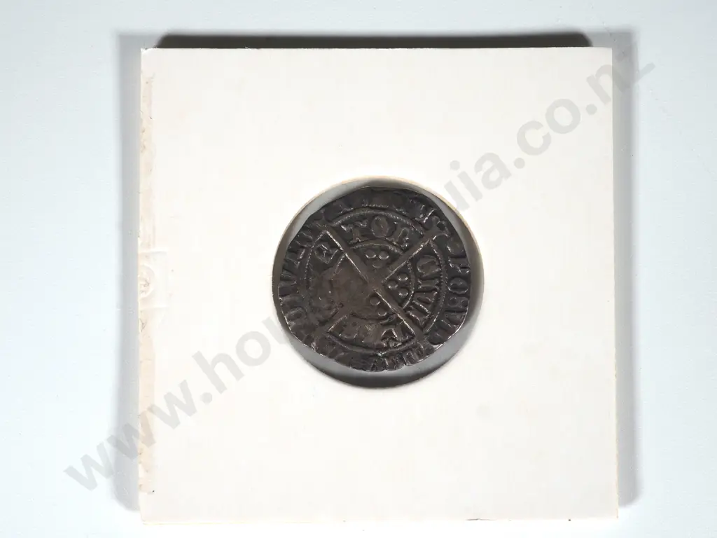 English Hammered Henry VII Half Groat 1485-1509 AD Image 1++
