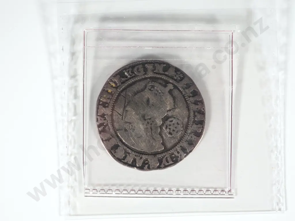 English Hammered Elizabeth I Sixpence 1575 AD Image 1++