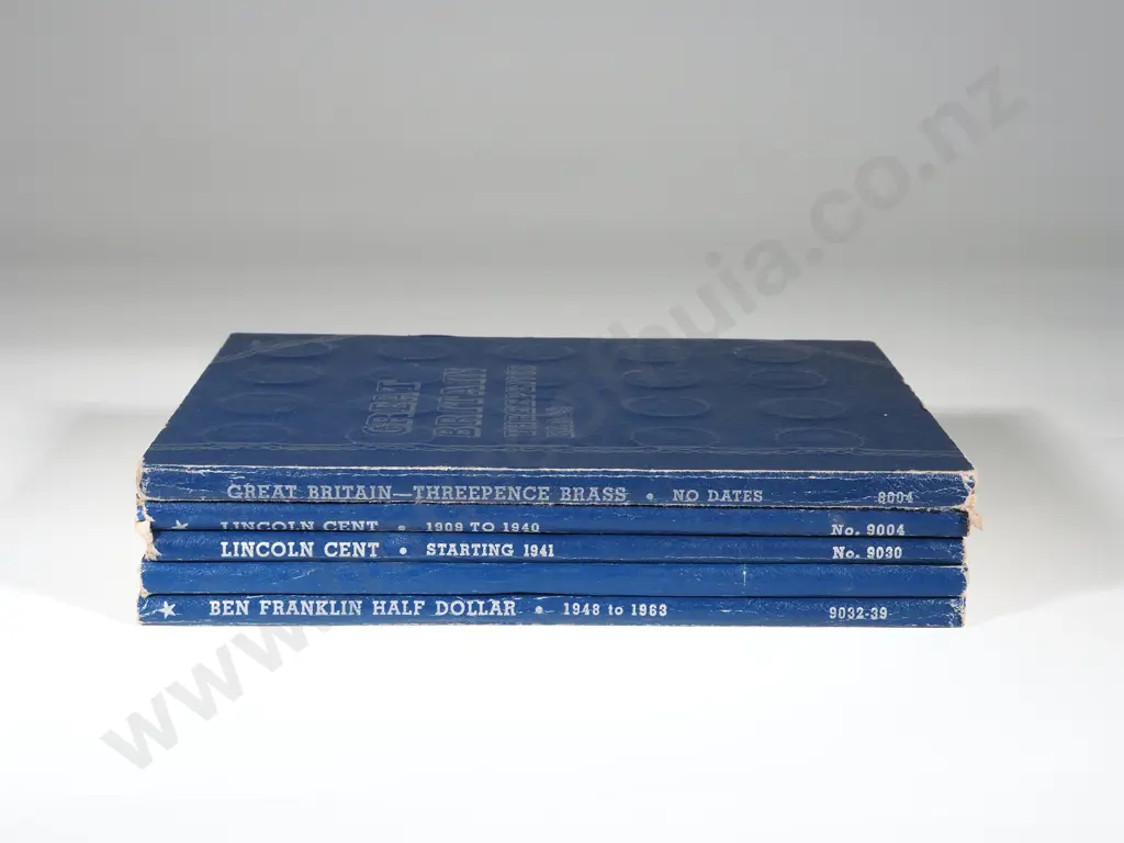 USA: Four Whitman Folders of Coins Image 1++