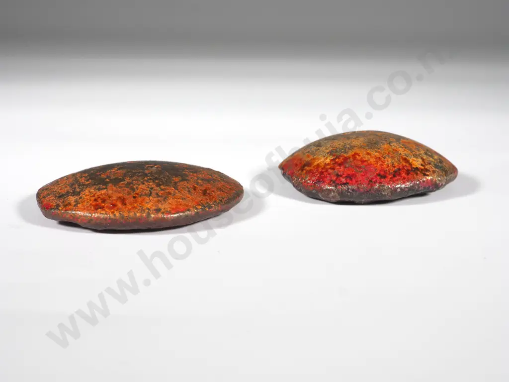 Two Antique Siamese (Thailand) Tok Money Image 1++