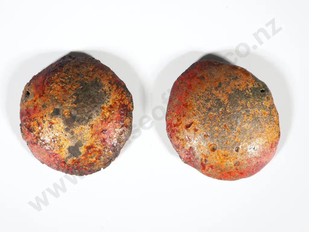 Two Antique Siamese (Thailand) Tok Money Image 1++