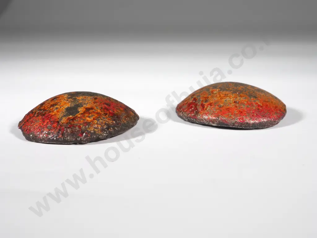 Two Antique Siamese (Thailand) Tok Money Image 1++
