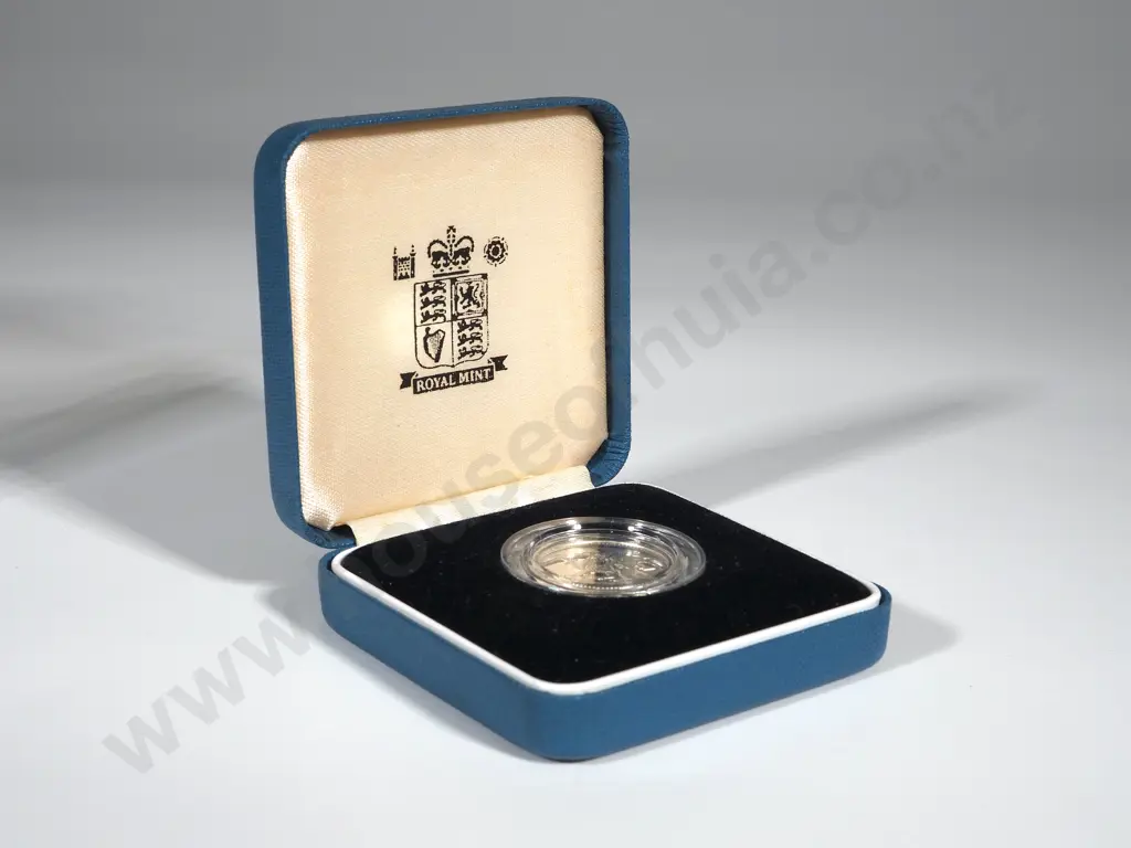 Great Britain: 8 Cased Proof Sterling Silver One Pound Coins Image 1++