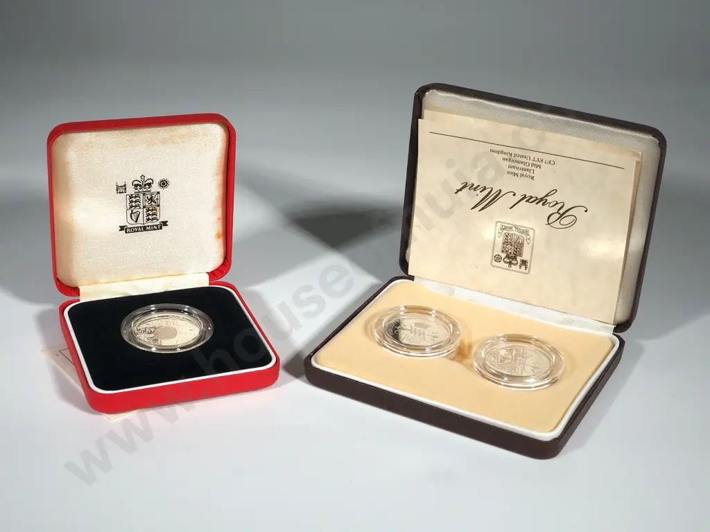 Great Britain:  Three Two Pound Stirling Silver Coins Image 1++