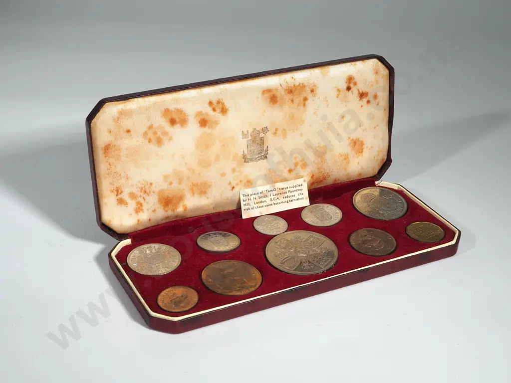 Great Britain: 1951 Ten Coin Proof Set Image 1++