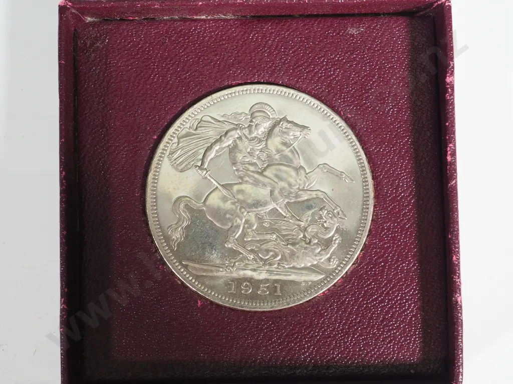 Great Britain: 10 1951 Festival of Britain Cased Crowns UNC Image 1++