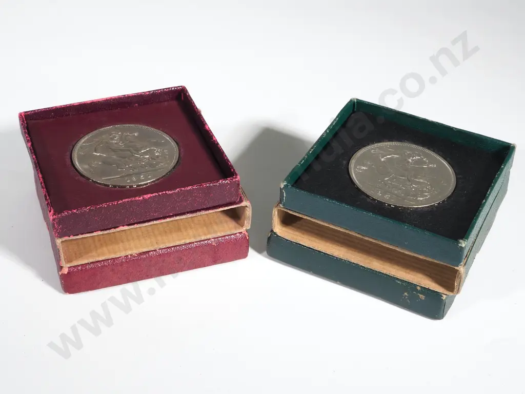 Great Britain: Four 1951 Festival of Britain Cased Crowns UNC Image 1++