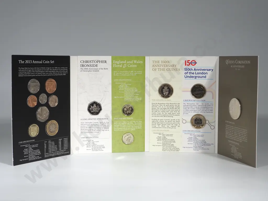 United Kingdom  2013 Uncirculated Annual Coin Set Image 1++