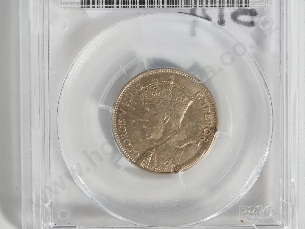 1935 PCGS MS 63 Fiji Shilling  Image 1++