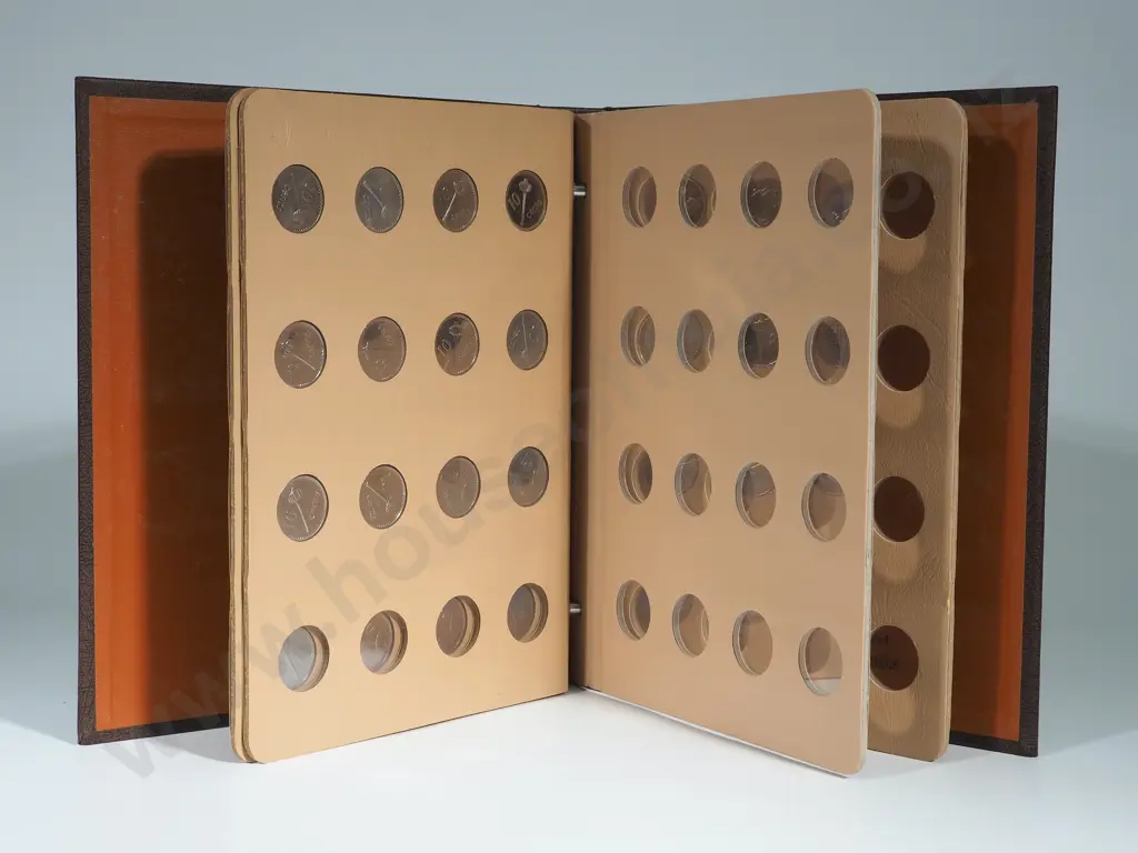Fiji: Seven Dansco Slip-In Coin Albums Image 1++