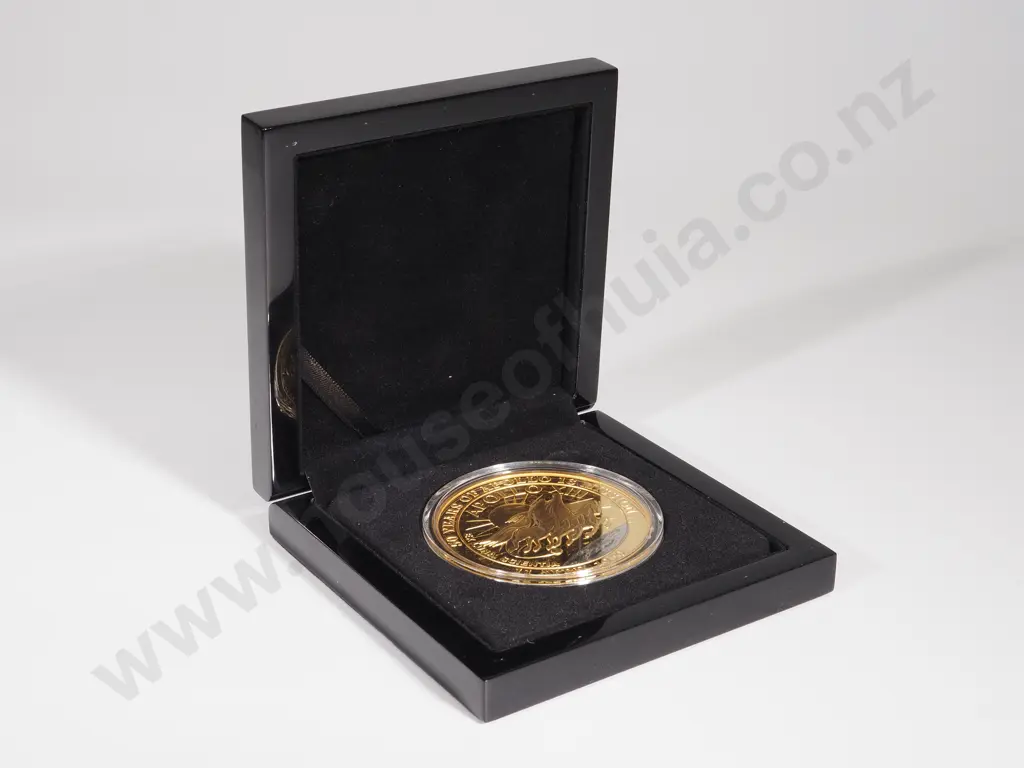 Niue: 2018 Cased “Apollo XIII” Gold Plated Proof Two Dollar Coin w/out COA Image 1++