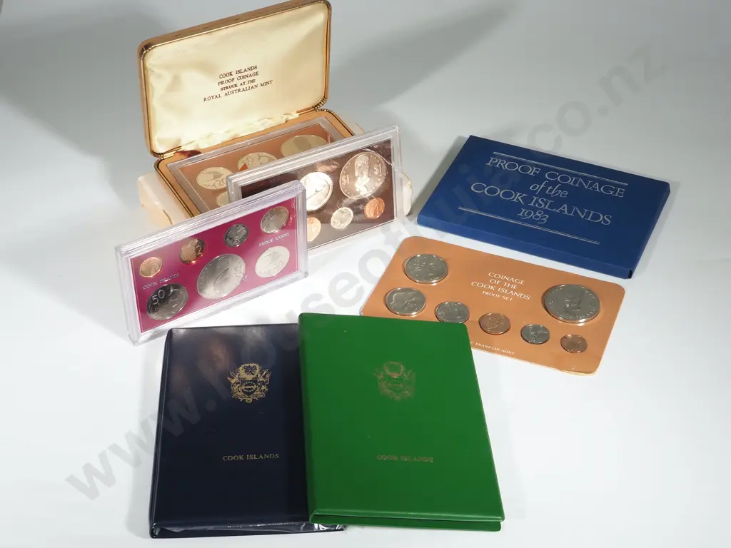 Cook Islands: Proof sets: Combined C.V. US $265 (NZD $470) Image 1++