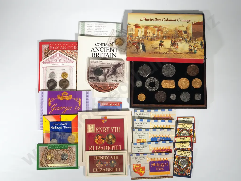 Collection of 35 Reproduction Coin Packs Image 1++
