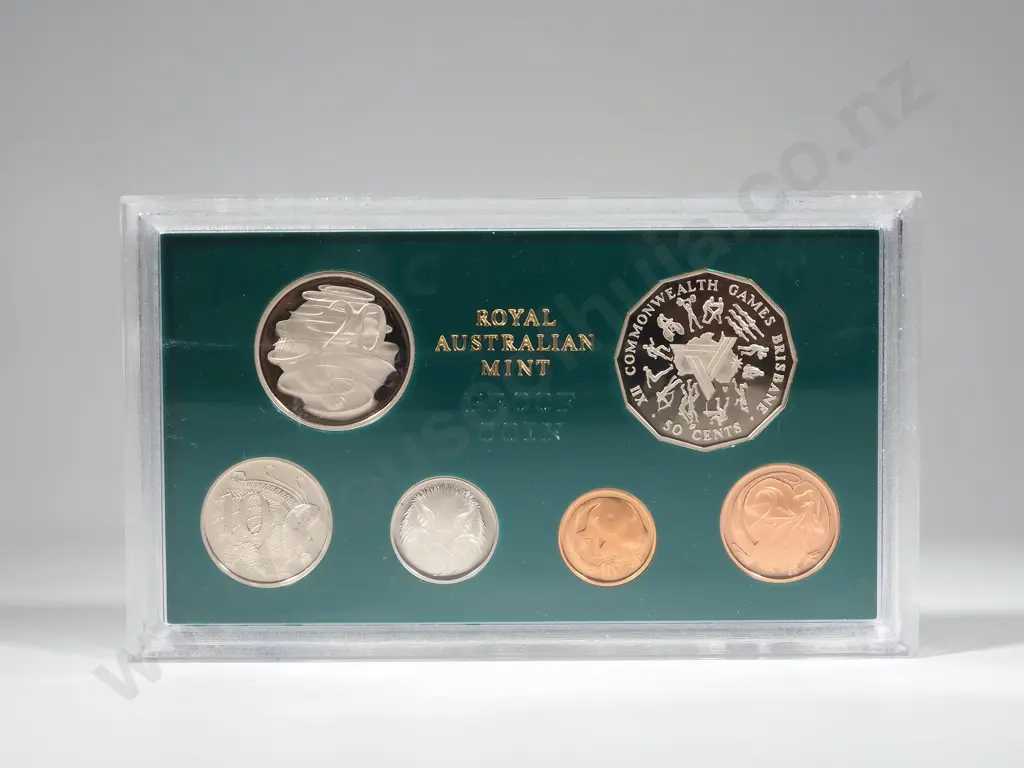 Australia: 10 Proof Sets in Original Foam Slabs With COA’s Image 1++