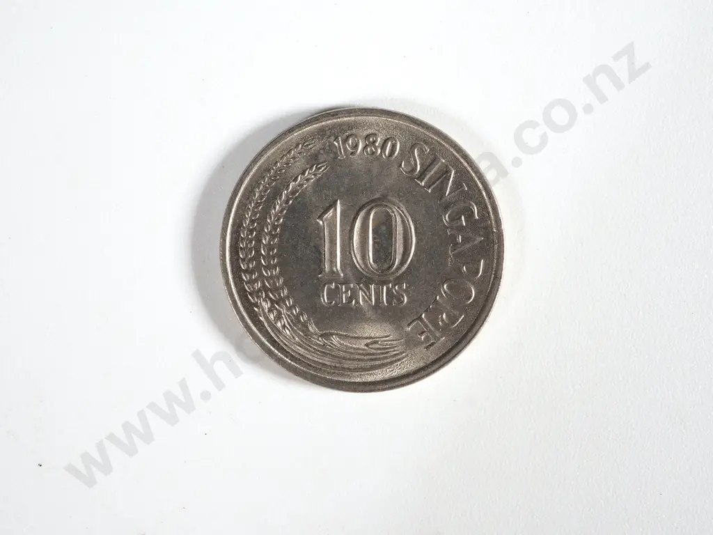 300 Singapore Ten Cent Coins: 1967 to 1984 Image 1++