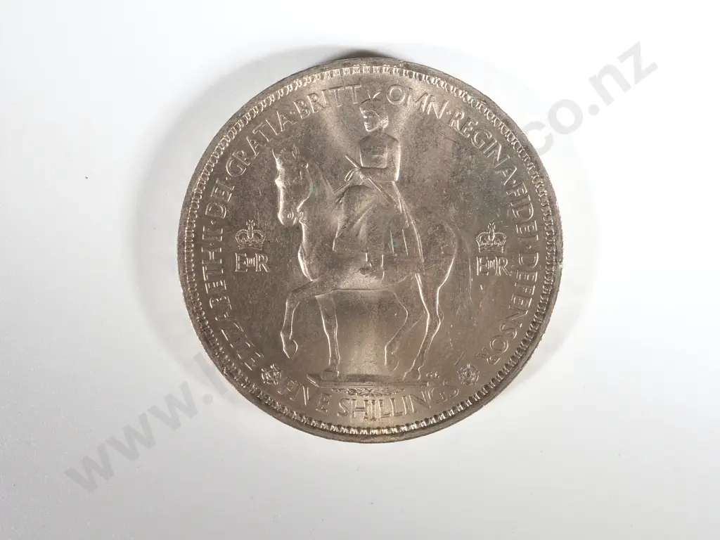 50 Great Britain 1953 Coronation Crowns: UNC Uncased Image 1++