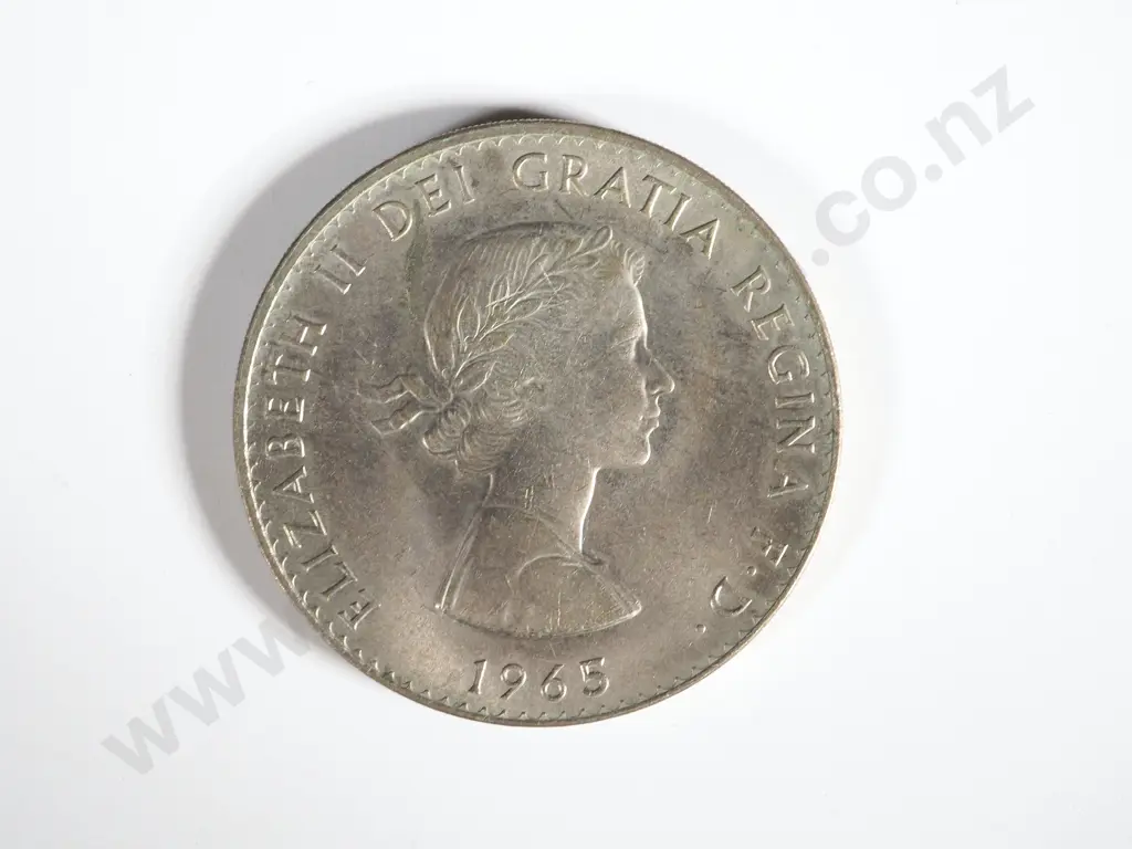 100 Great Britain 1965 Churchill Crowns: UNC Uncased Image 1++