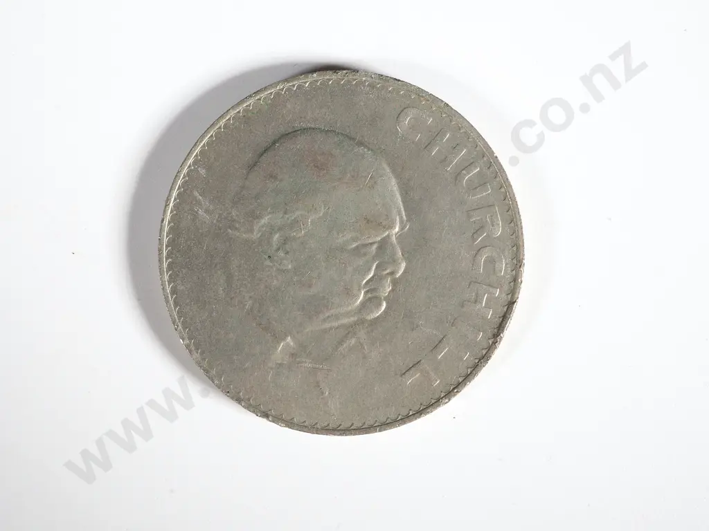 100 Great Britain 1965 Churchill Crowns: UNC Uncased Image 1++