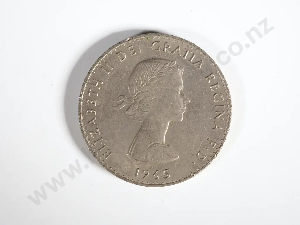 100 Great Britain 1965 Churchill Crowns: UNC Uncased Image 1++