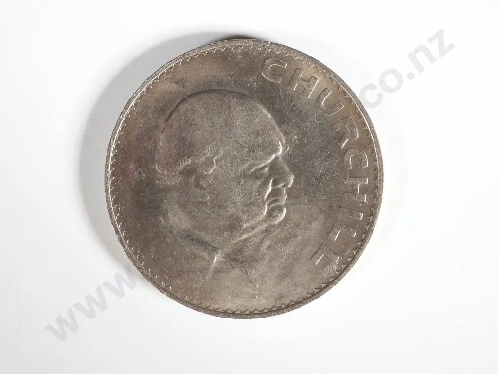 50 Great Britain 1965 Churchill Crowns: UNC Uncased Image 1++