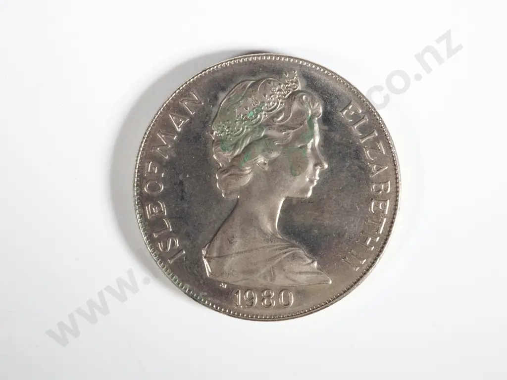 13 Isle of Man UNC Crown Size Coins UNC Uncased Image 1++