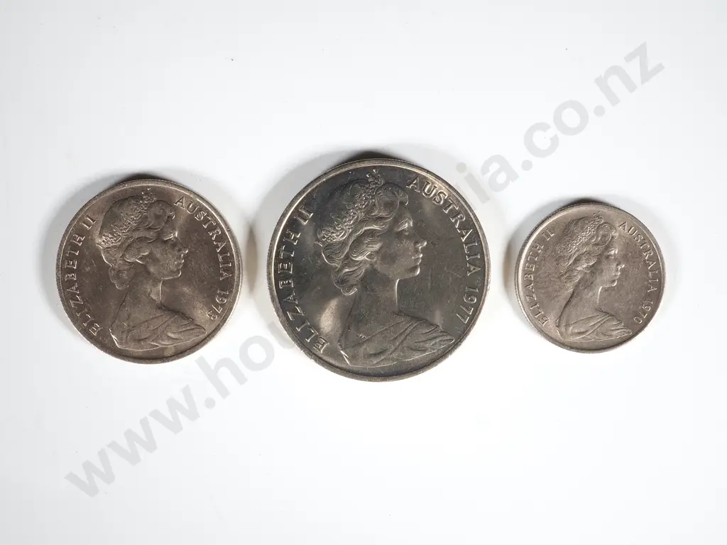 50 Australia Circulation Coins EF to UNC Image 1++