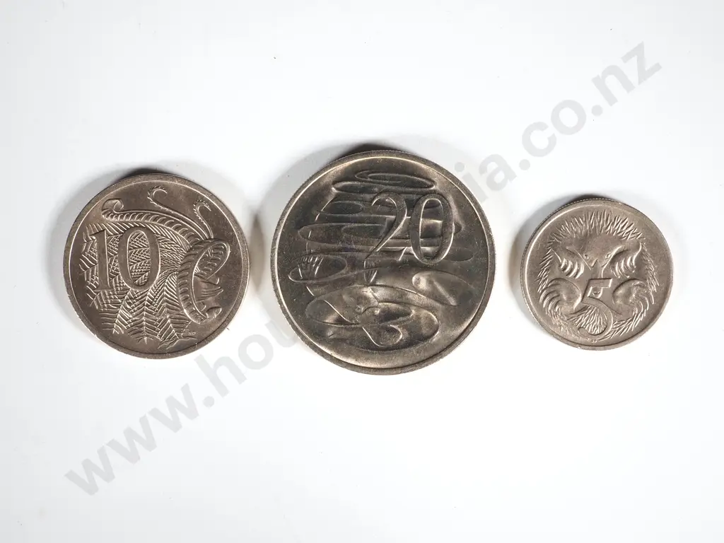 50 Australia Circulation Coins EF to UNC Image 1++