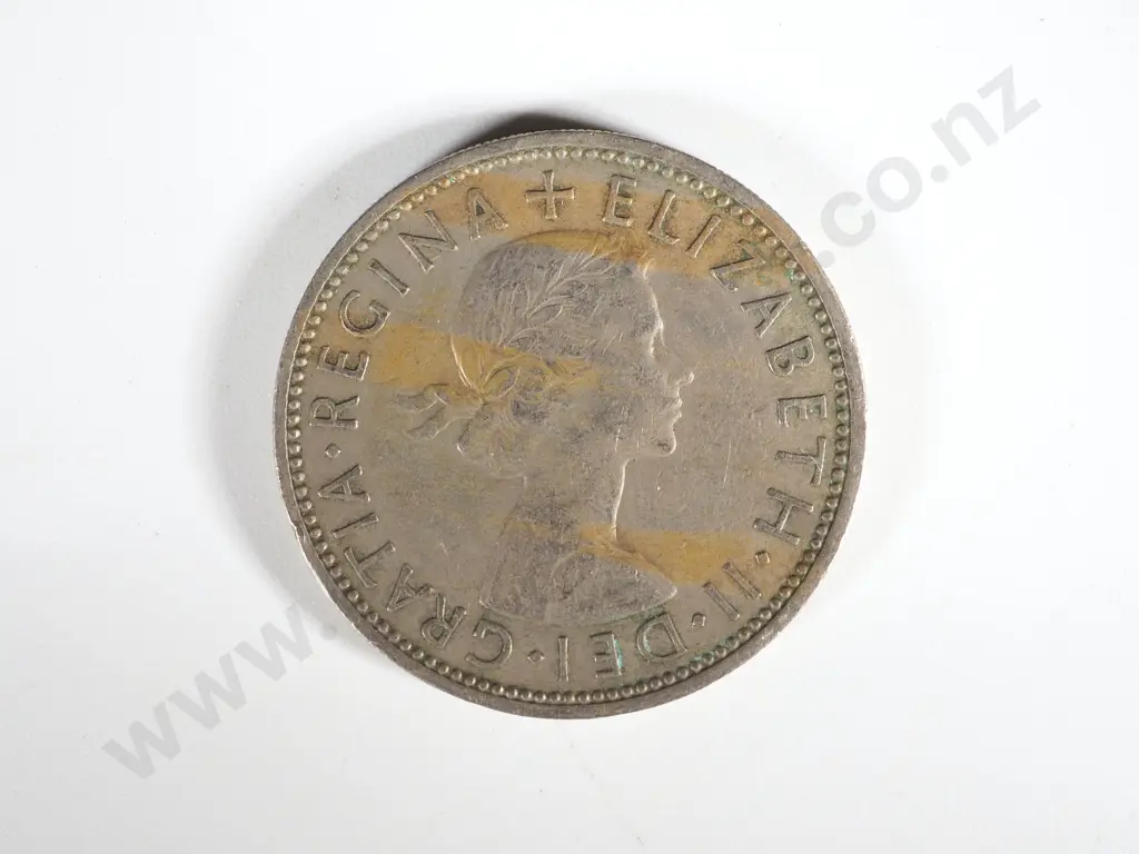 500 United Kingdom Florin or Two Shillings Coins 1947 to 1967, Image 1++