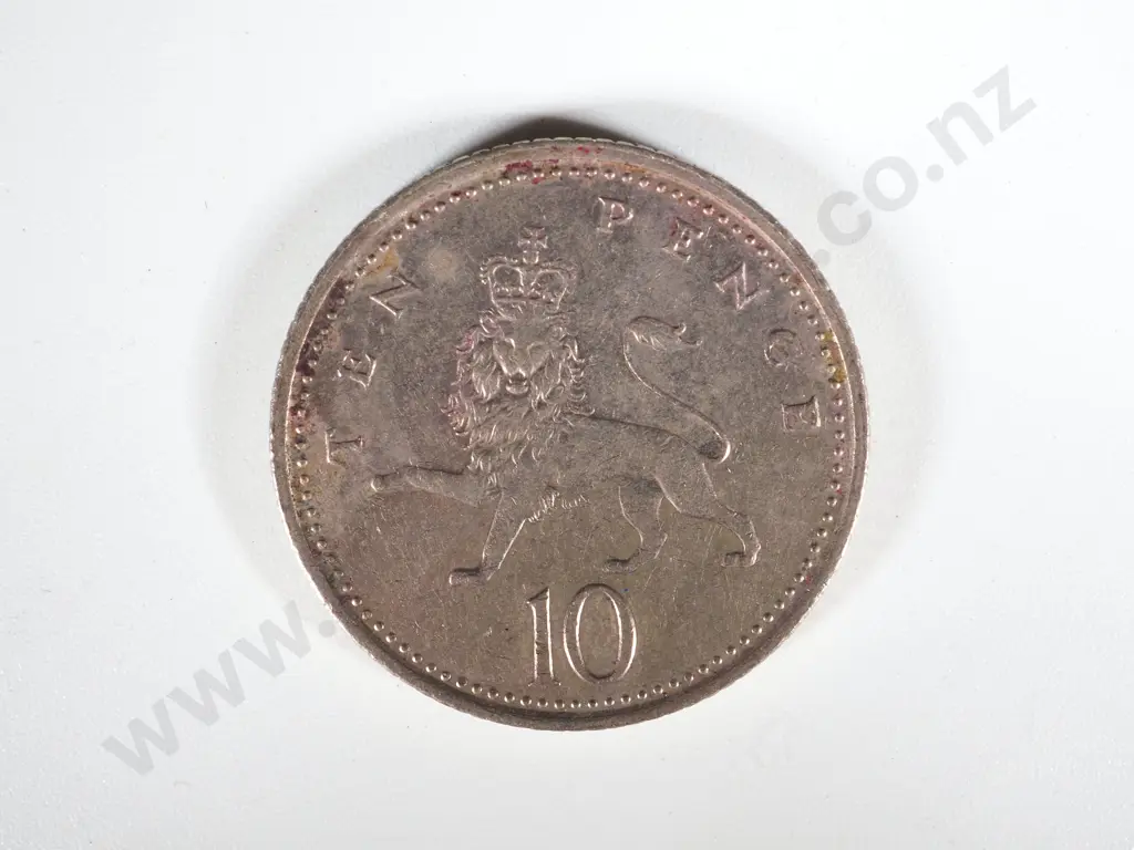 560 United Kingdom Ten Pence Coins 1992 onwards: NZD Equivalent $120 Image 1++