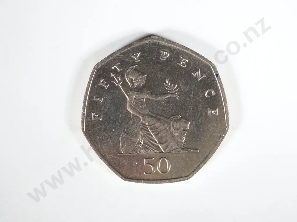 165 United Kingdom Fifty Pence Coins 1992 onwards: NZD Equivalent $180 Image 1++