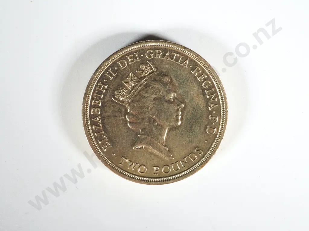 33 United Kingdom Nickel Brass Two Pounds Coins 1986 to 1996 & 31 x Bi-metallic Two pounds Coins 1997 onwards: NZD $280 Image 1++