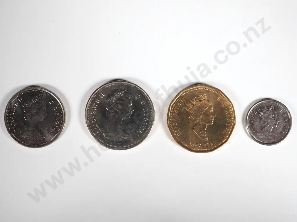 Canada Currency Coins - Face Value of $880: NZD Equivalent $1075 Image 1++
