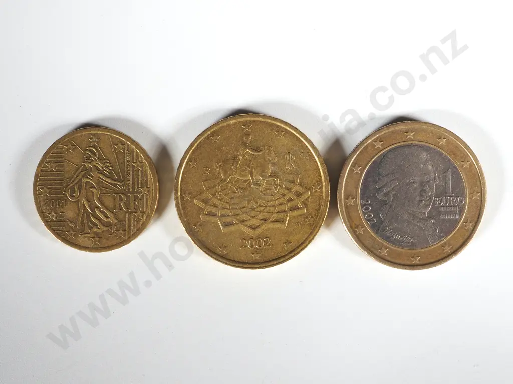 Euro Currency Coins - Face Value of €380: NZD Equivalent of $695 Image 1++