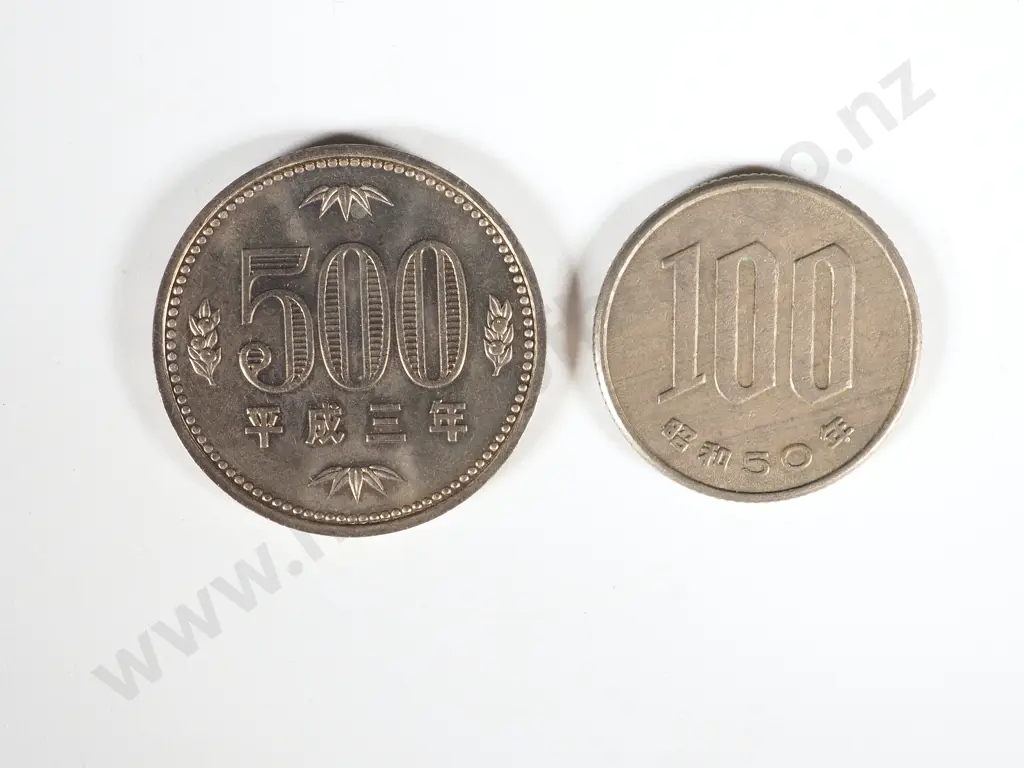 Japan Currency Coins - Face Value of 51,200 Yen: NZD Equivalent $560 Image 1++