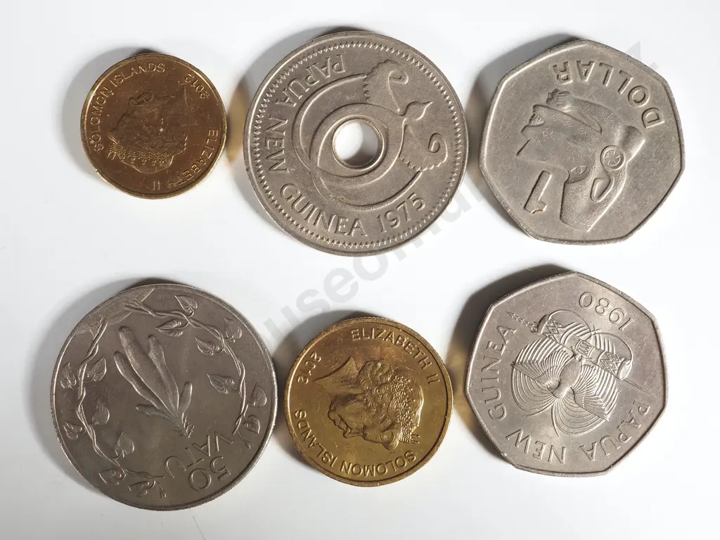 Assorted Lot of Pacific Island Currency Coins: NZD Equivalent $70 Image 1++