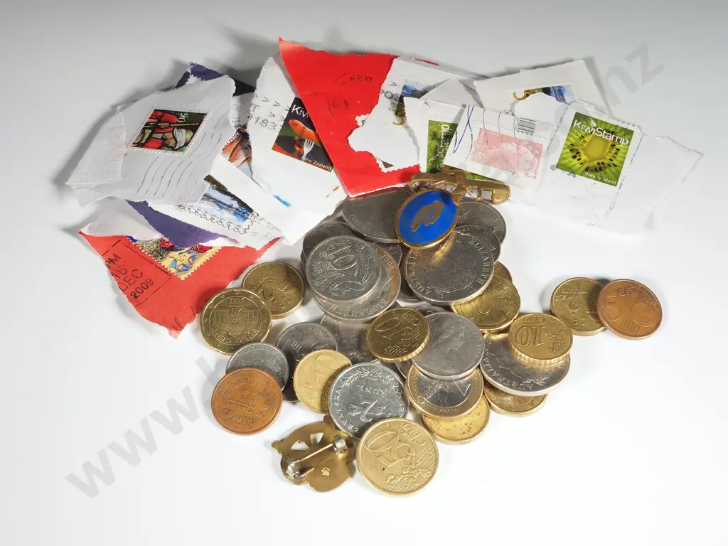 Assorted Lot of Badges & Coins Image 1++
